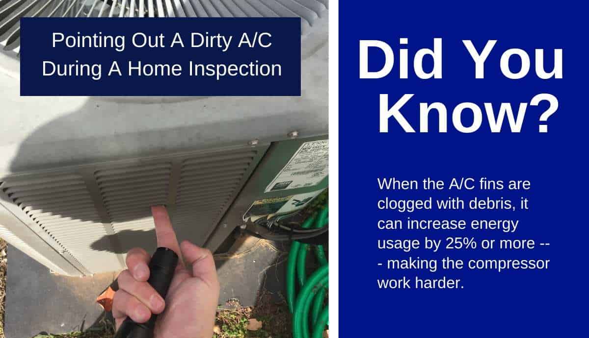 cleaning a dirty ac condenser