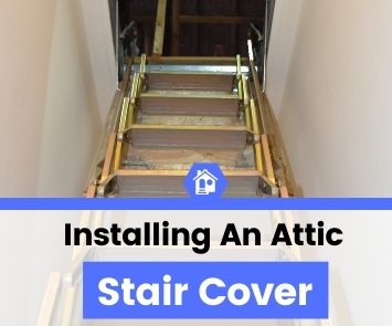 how to install attic stair tent cover