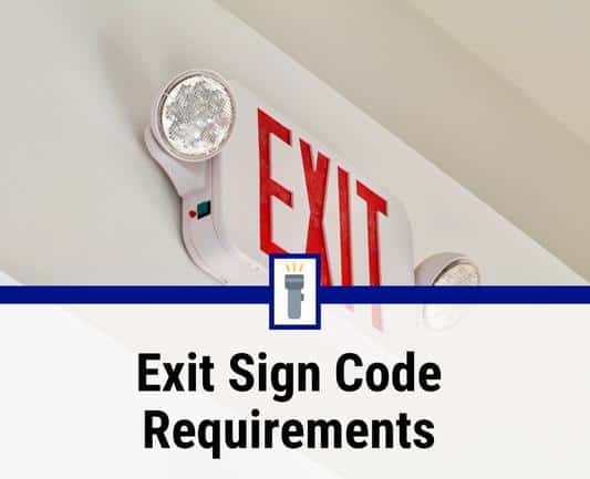 exit sign requirements