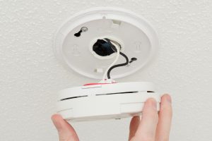 smoke alarm chirping