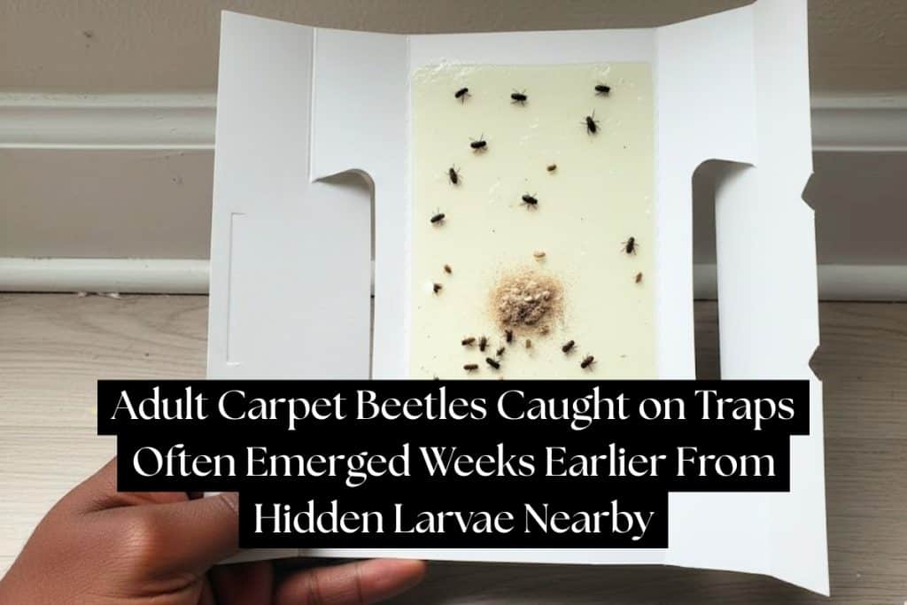 11 Proven Ways to Get Rid of Carpet Beetles (DIY, Pro, & Prevention) 4 sticky traps for carpet beetles