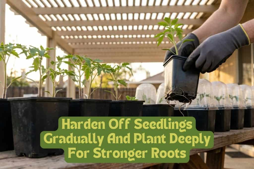 9 Simple Steps to Growing Professional-Quality Tomatoes at Home 6 hardening tomato seedlings