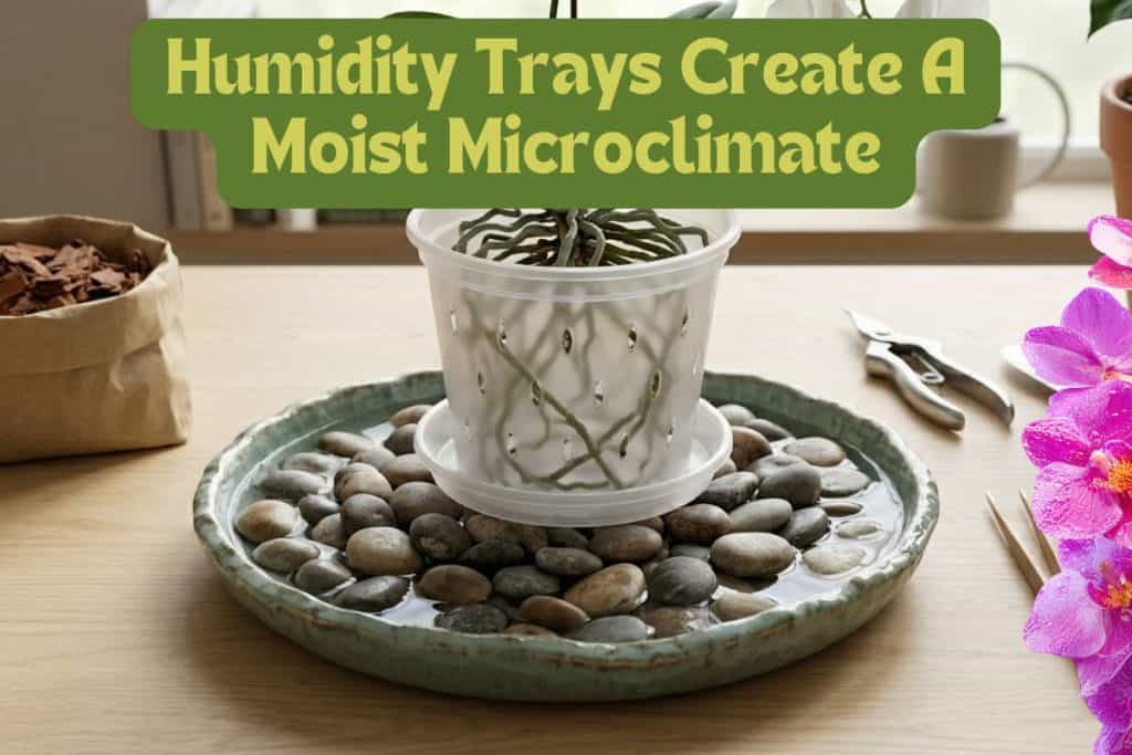 How to Care for Orchids So They Bloom Every Year 4 pebble tray for orchid