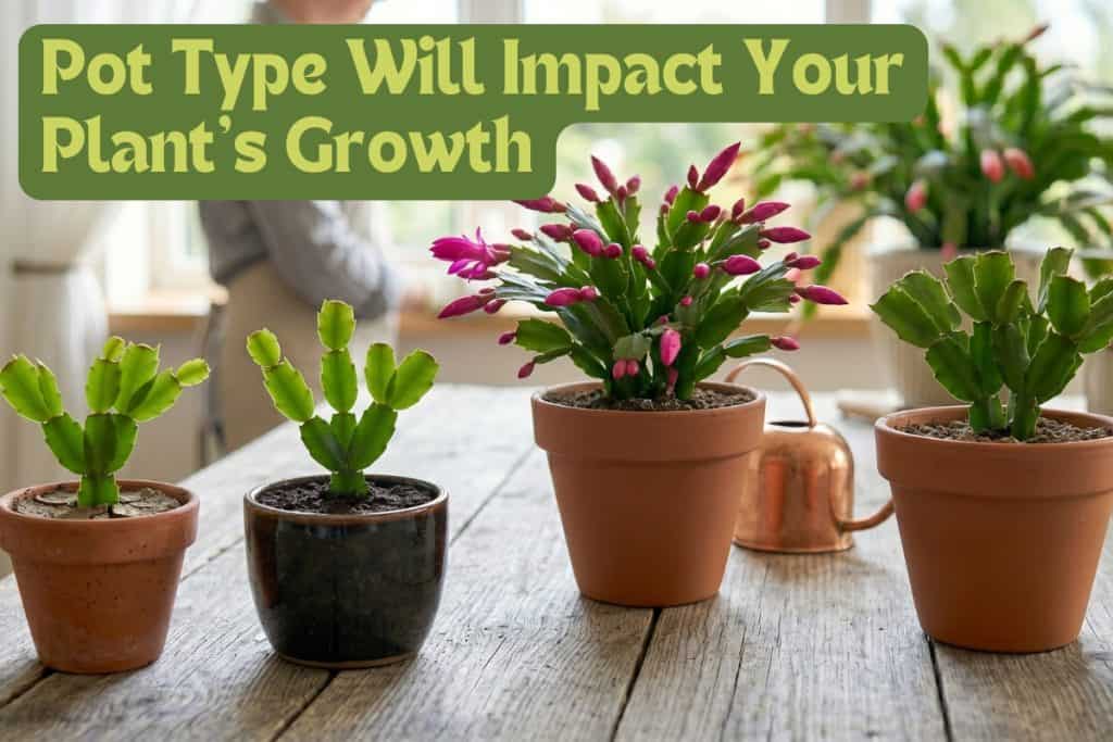 The Complete Guide to Christmas Cacti (Crab & Schlumbergera Plant Care) 5 different christmas cacti pots