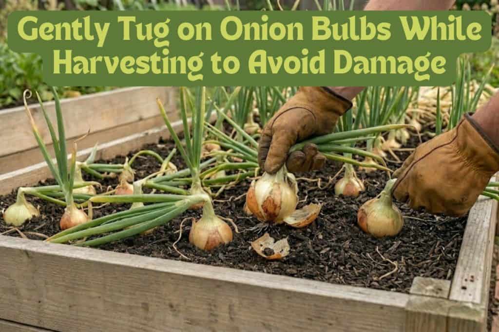 Onion Growing Made Easy: How to Plant and Care for Any Variety 9 harvesting onions by hand