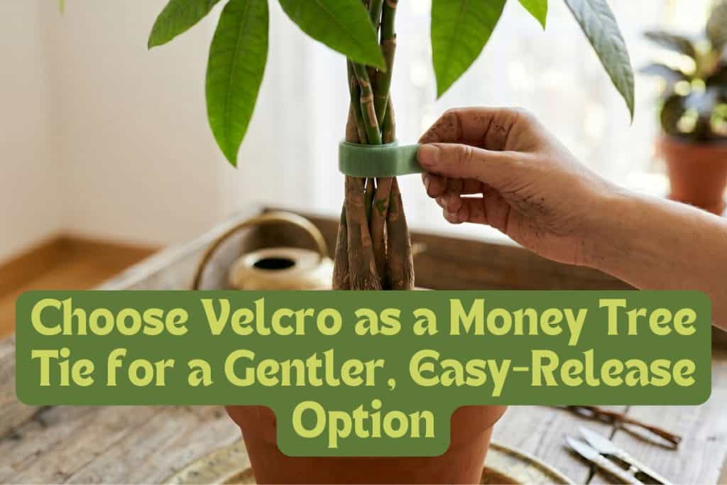 8 Simple Steps to Grow and Care for a Money Tree 6 inspect money tree tie