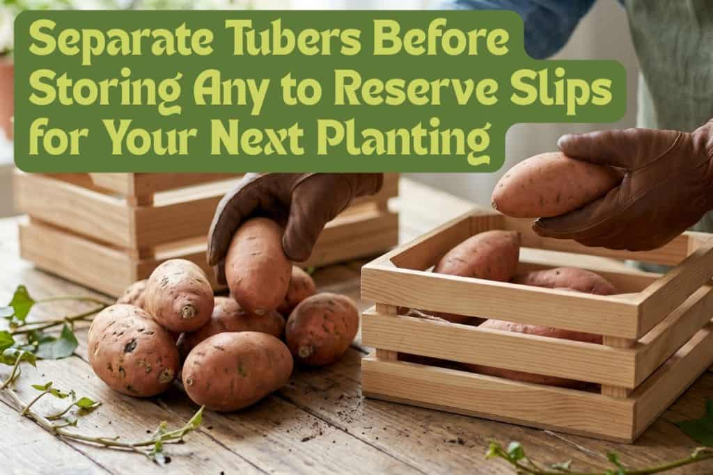 7 Steps to Growing Sweet Potatoes: Variety Selection, Soil Prep, and Curing 10 saving sweet potato slips