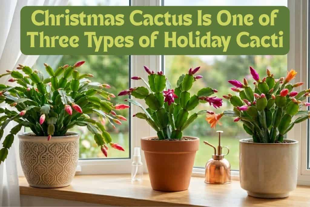 The Complete Guide to Christmas Cacti (Crab & Schlumbergera Plant Care) 2 types of holiday cacti