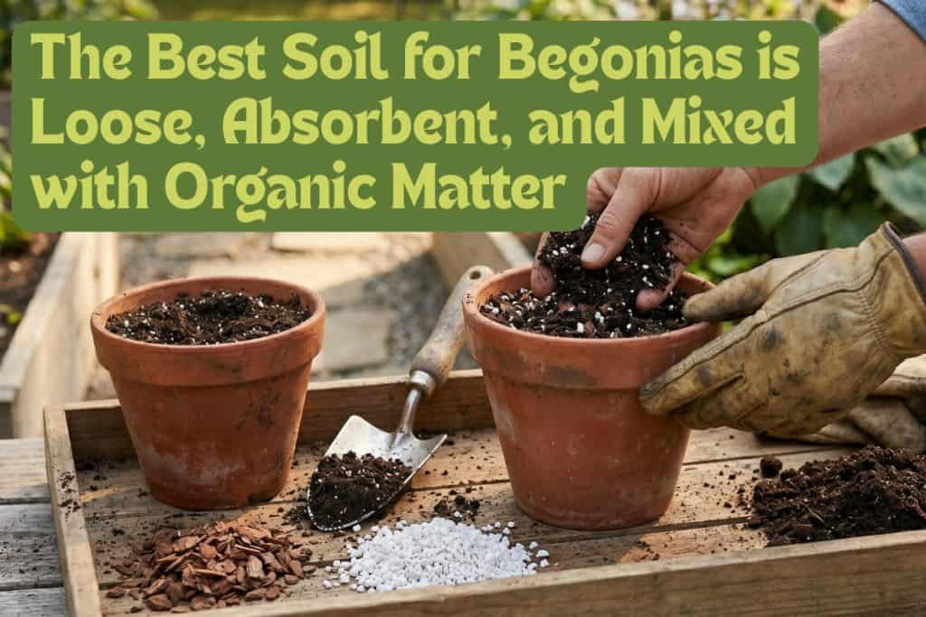 How to Grow Begonias That Bloom All Season Long 3 begonia soil and containers