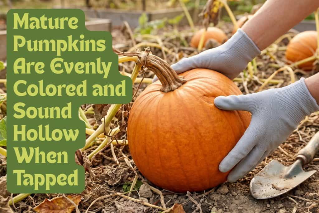 determine pumpkin maturity