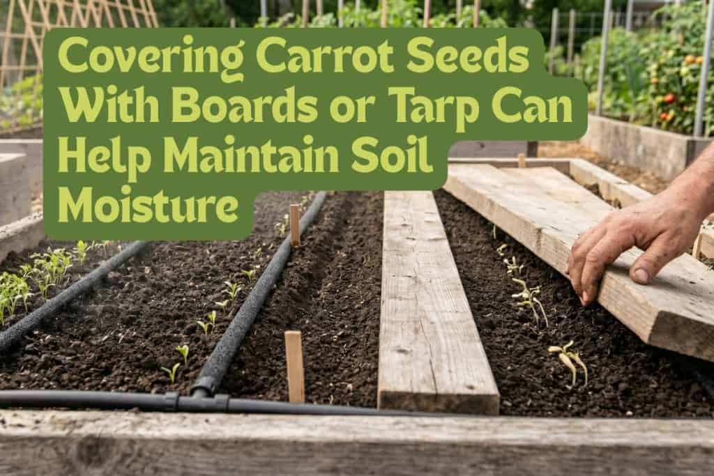 The 7-Step Beginner’s Guide to Growing Your Own Carrots 6 keep carrot seeds moist