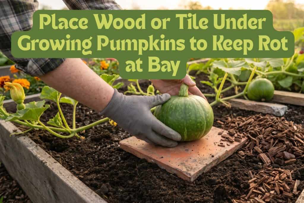 protect developing pumpkins