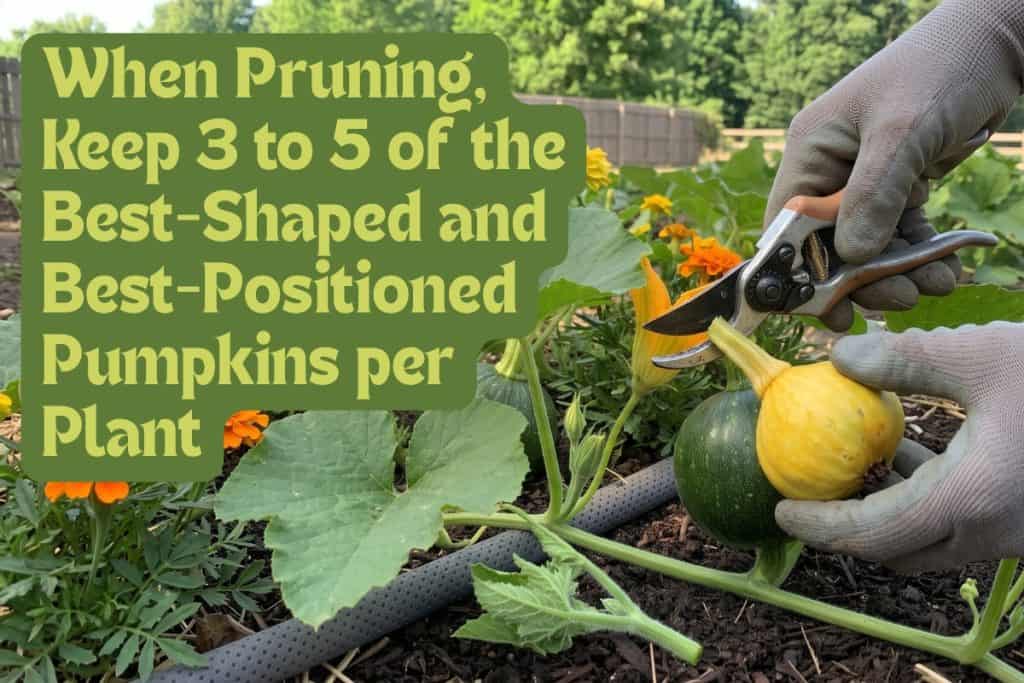 pruning pumpkins