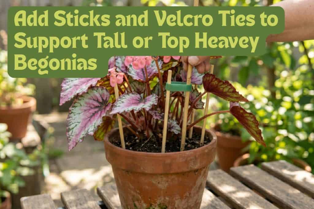 How to Grow Begonias That Bloom All Season Long 10 shape and support begonias