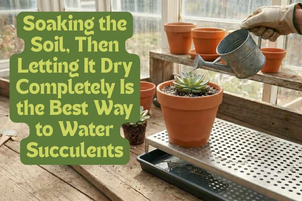Growing and Caring for Succulents in 7 Steps 7 watering succulents