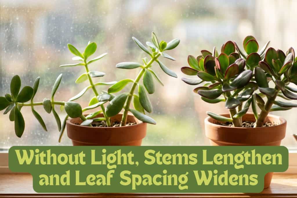 jade plant light and placement