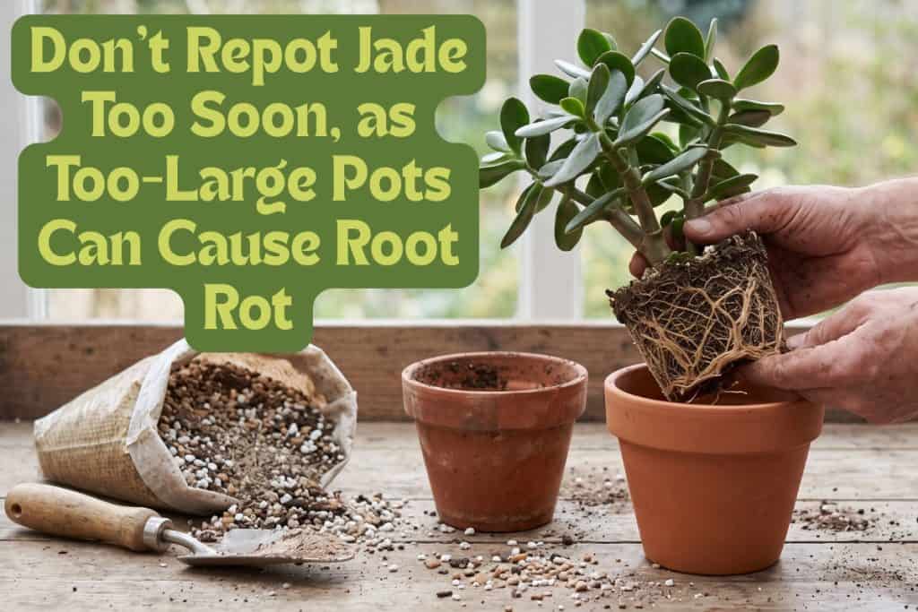 repotting jade plants