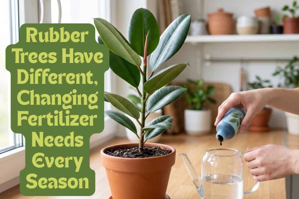 fertilizing rubber trees