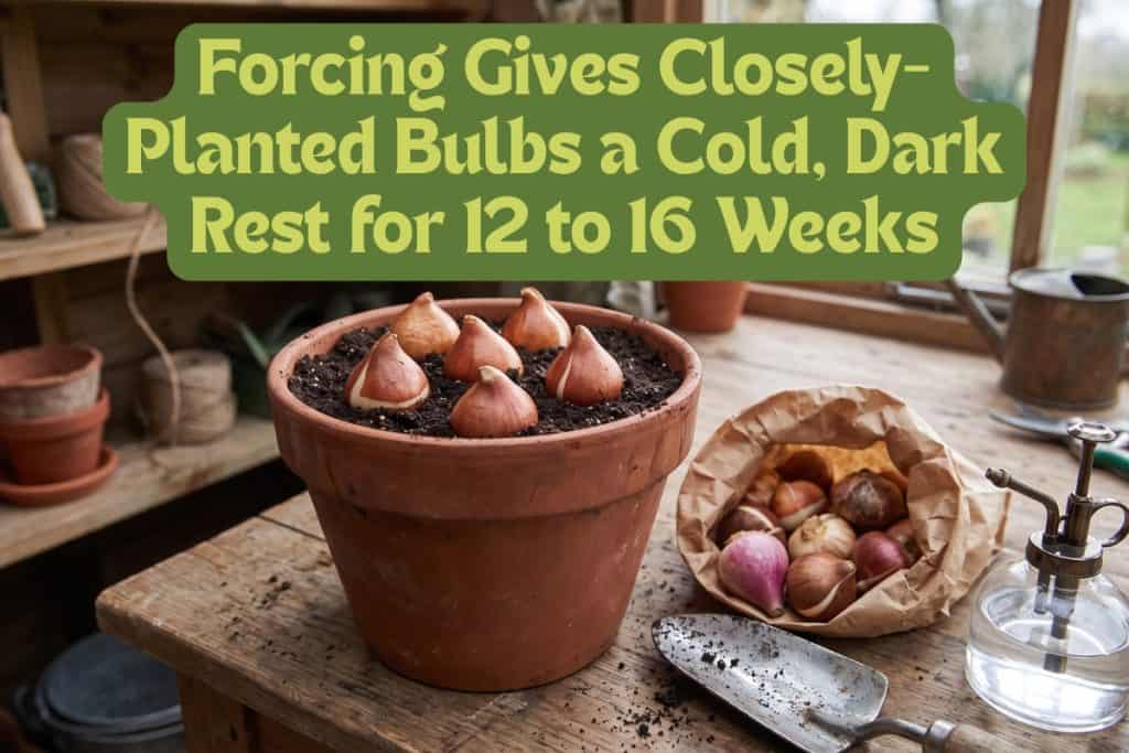 Forcing tulips.