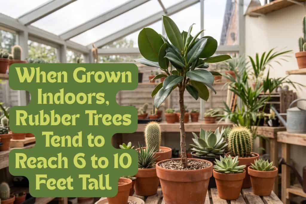 how rubber trees grow
