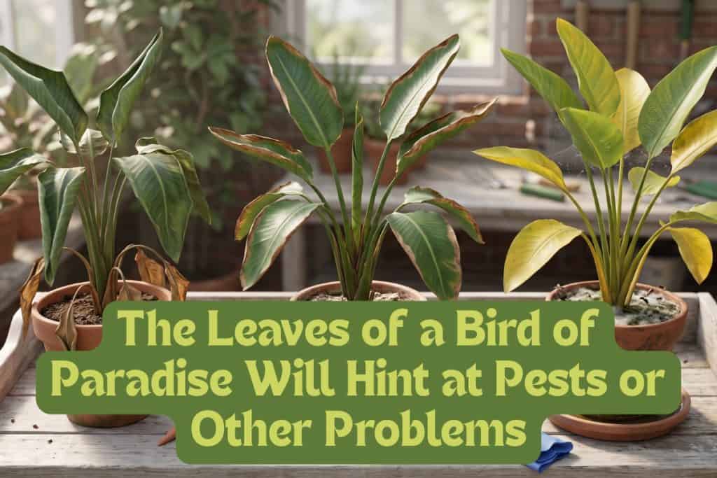 pests and problems birds of paradise