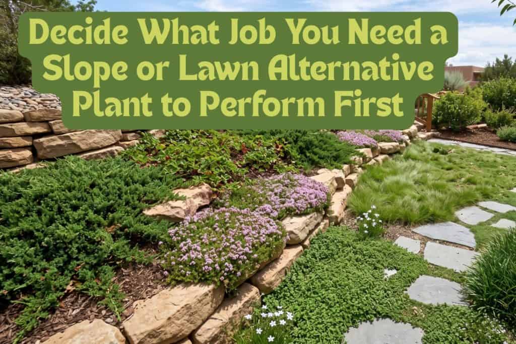 slope and lawn alternative ground covers