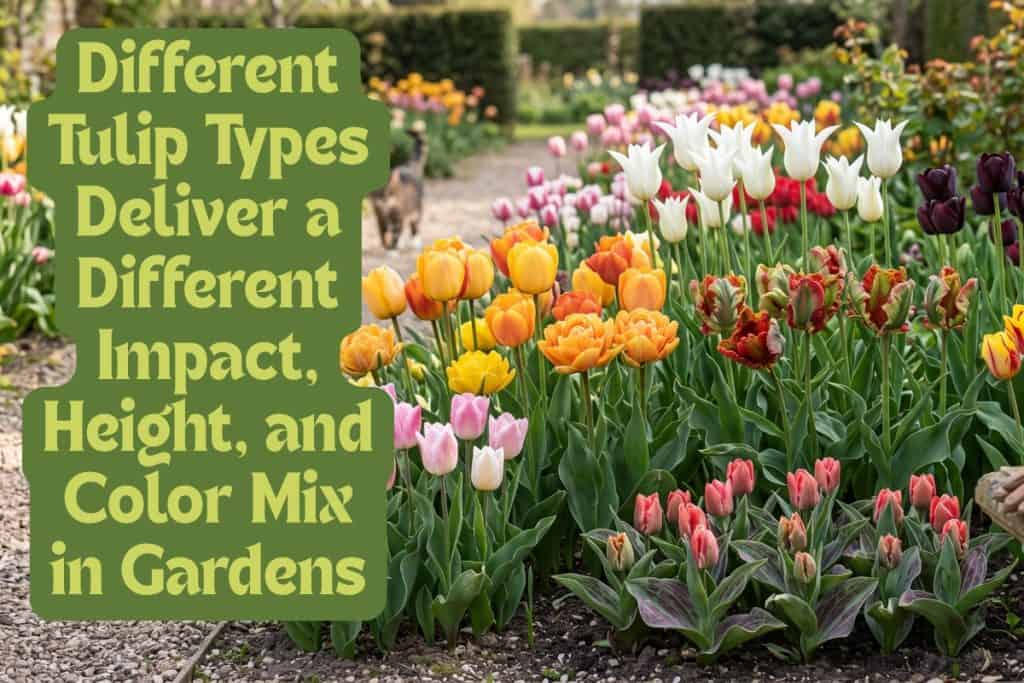 Specific tulip types.