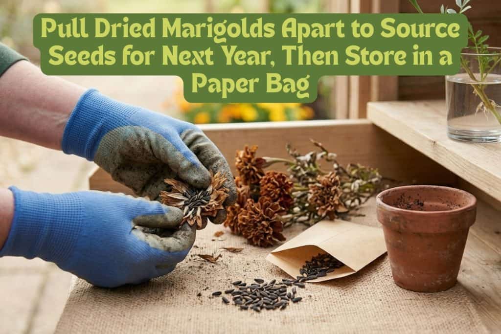save marigold seeds