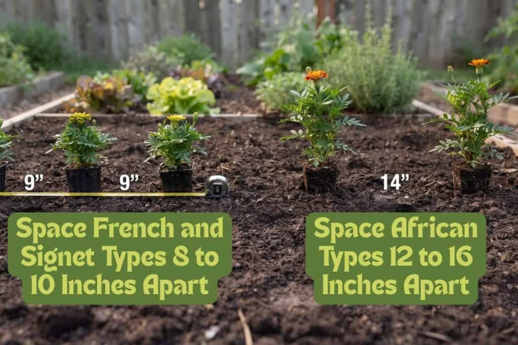 transplant marigolds