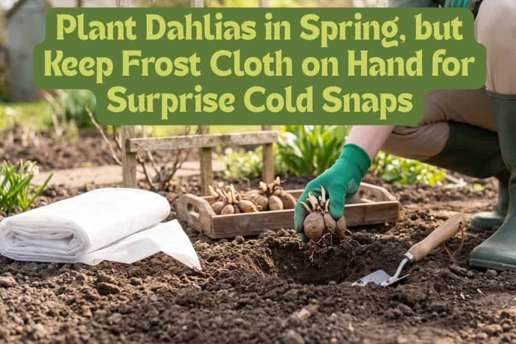 when to plant dahlias